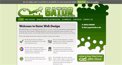 Desktop Screenshot of gatorwebdesign.co.uk